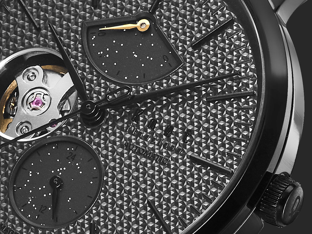 Maker's Watch Knot シーズンコレクション 冬夜 メカニカルオープンハート 38mm