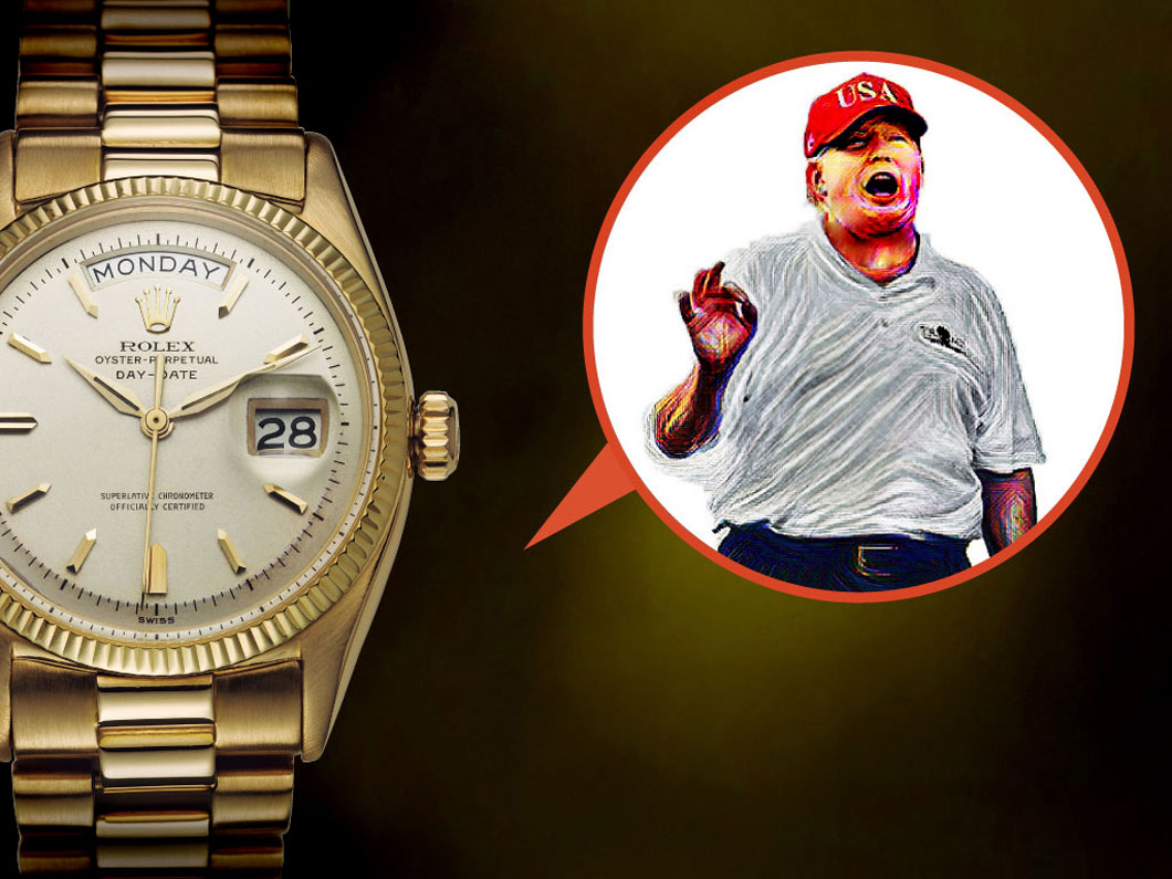 トランプ大統領の愛用時計