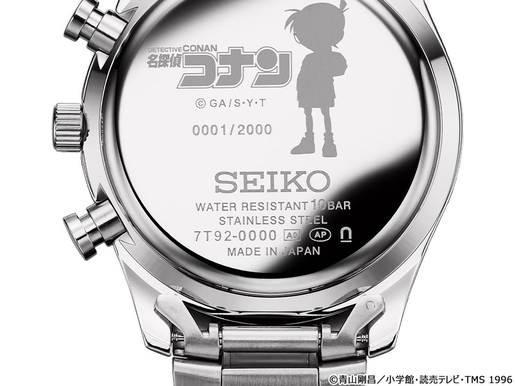 名探偵コナン×SEIKO クロノグラフ 展示用アクリルスタンド付き