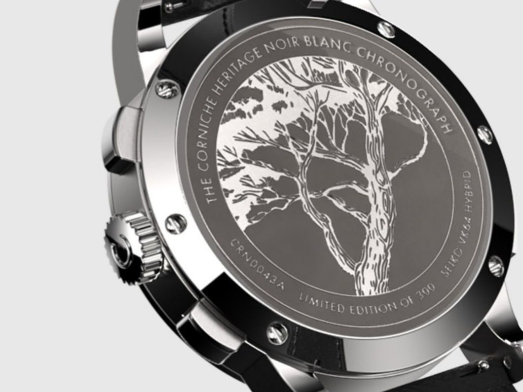 CORNICHE Noir Blanc Chronograph