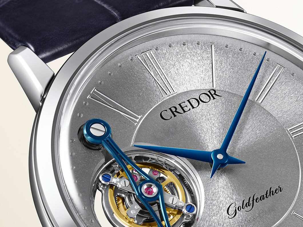 クレドール ゴールドフェザー トゥールビヨン 彫金 限定モデル