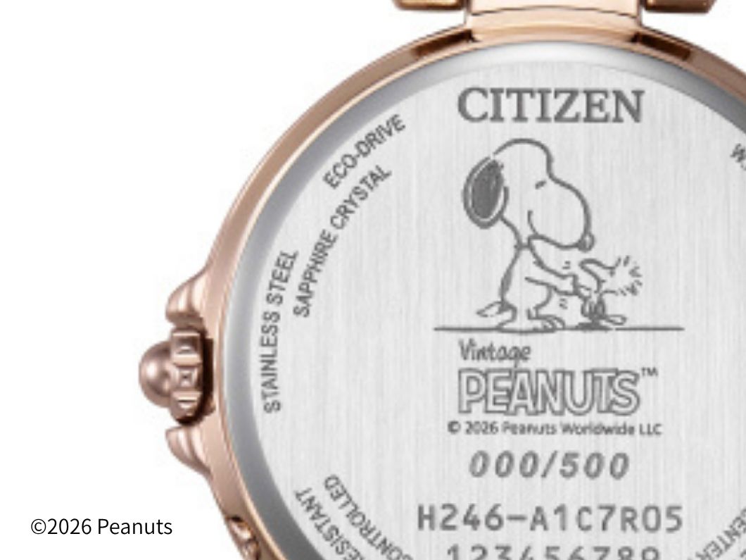 シチズン 【おかいものSNOOPY限定】CITIZEN xC スヌーピーモデル